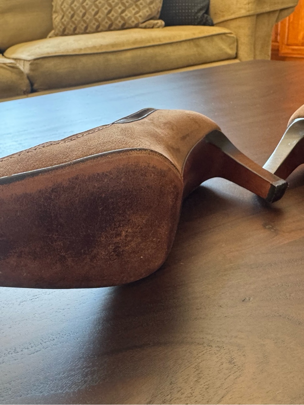 Cole Haan Tan Suede heels for
Work - Picture 7 of 9